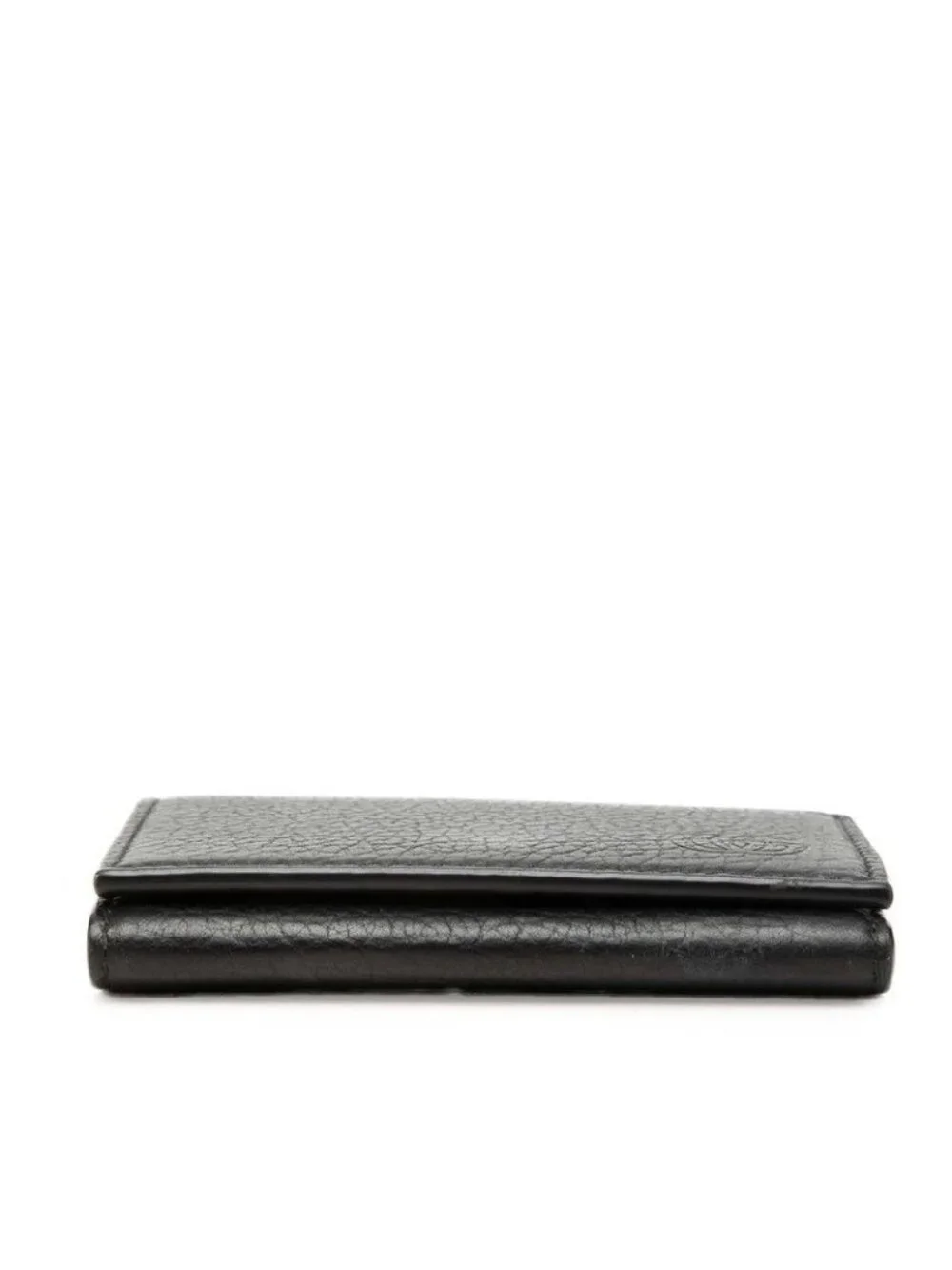 Gucci GG Marmont Card Case Business Holder Black Leather